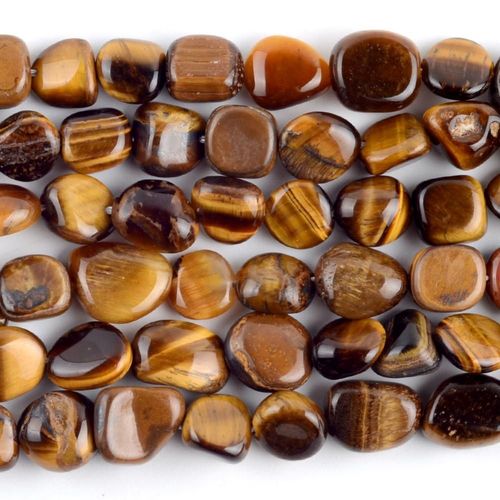 Perles Naturelles En Forme D'oeil De Tigre Jaune, Irrégulières, Pour La Fabrication De Bijoux, Collier, 8 10mm, 16 Pouces