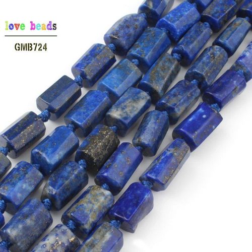 Perles En Lapis Lazuli Naturel Pour La Fabrication De Bijoux, 16 Pièces, 8x11mm, Bracelet À Bricoler Soi Même, 7.5 Pouces