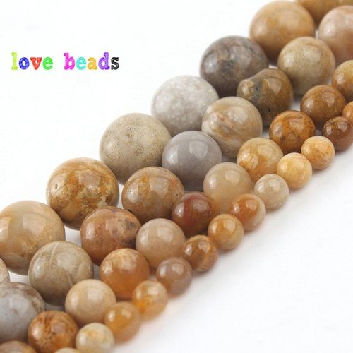 15 ''perles D'agates En Pierre Naturelle, 4/6/8/10mm, Pour La Fabrication De Bijoux, Bracelet À Breloques, Collier, Accessoires Minéraux