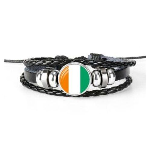Bracelet En Cuir Pour Hommes Et Femmes, Bracelet De La Côte Ivoire, À La Mode, Cadeaux D'amitié