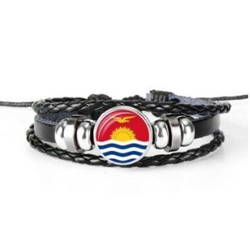 Bracelet Kiribati Infinity Love En Cuir Pour Femmes Et Hommes, À La Mode, Cadeau D'amitié