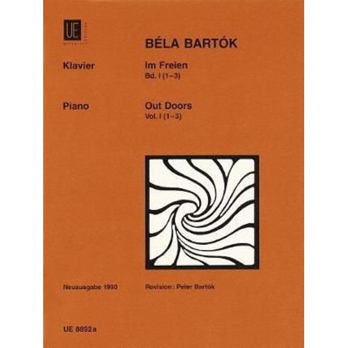 Im Freien Band 1 (1-3) - Out Doors Volume 1 (1-3) Pour Piano