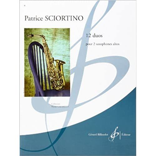 12 Duos Pour 2 Saxophones Altos