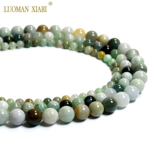 Perles Rondes En Pierre Naturelle 100% Jades Vertes Pour La Fabrication De Bijoux, Fabrication De Colliers Et Bracelets, Qualité Aaa