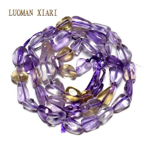 Perles En Pierre De Cristal Violet Pour La Fabrication De Bijoux, Améthrines Naturelles Irrégulières De 5 À 8mm, Fil De Collier 15 '', Vente En Gros, Bracelet À Bricoler Soi Même
