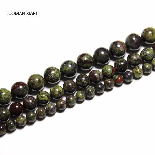 Perles En Pierre De Sang Des Dragons, Aaa +, Pour La Fabrication De Bijoux, Collier, 6/8/10mm, Fil Matériel 15 '', Vente En Gros