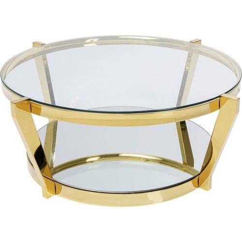 Table Basse Monocolo 90cm Dorée Kare Design