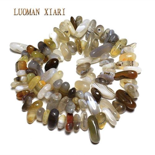 Perles En Pierre Naturelle D'agate De Bali, 10 15mm En Forme De Bâton, Bricolage Pour La Fabrication De Bijoux, Collier, Bracelet, Matériel Brin 15 '', Vente En Gros