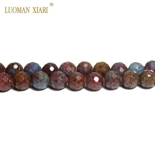 Perles En Pierre Ronde Tourmaline Rose, 100% Naturelle, 128 À Facettes, Quartz Pour La Fabrication De Bijoux, Bricolage, Collier, Bracelet, 8mm, Vente En Gros