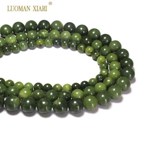 Perles De Jaspe 100% Naturel Du Canada, Pierres Rondes Pour La Fabrication De Bijoux, Collier, Diy, Brin De 6/8/10/12mm, 15 Pouces, Vente En Gros, Aaa