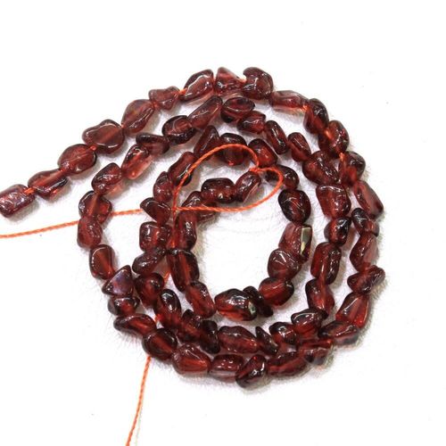 Perles En Pierre Naturelle De Grenat Orange En Forme De Gravier Irrégulier 4 5mm Pour La Fabrication De Bijoux, Bricolage De Bracelet Et Collier 15 ''73 Pièces