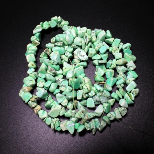 Perles En Pierre Naturelle Turquoise Vert Clair, 5mm 8mm, Pour La Fabrication De Bijoux, Bracelet Et Collier À Faire Soi Même, 34 Pouces
