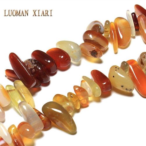 Perles En Pierre D'agate Rouge Naturelle, 10 20mm En Forme De Bâton, Bricolage Pour La Fabrication De Bijoux, Collier, Bracelet, Matériel Brin 15 '', Vente En Gros