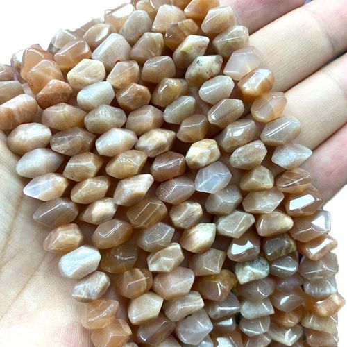 Perles De Pierre À Facettes 100% Naturelle Orange, Pierre De Soleil, Roue Irrégulière, Pour La Fabrication De Bijoux, Bricolage, Bracelet Et Collier, 8 11mm, Vente En Gros, Aaa