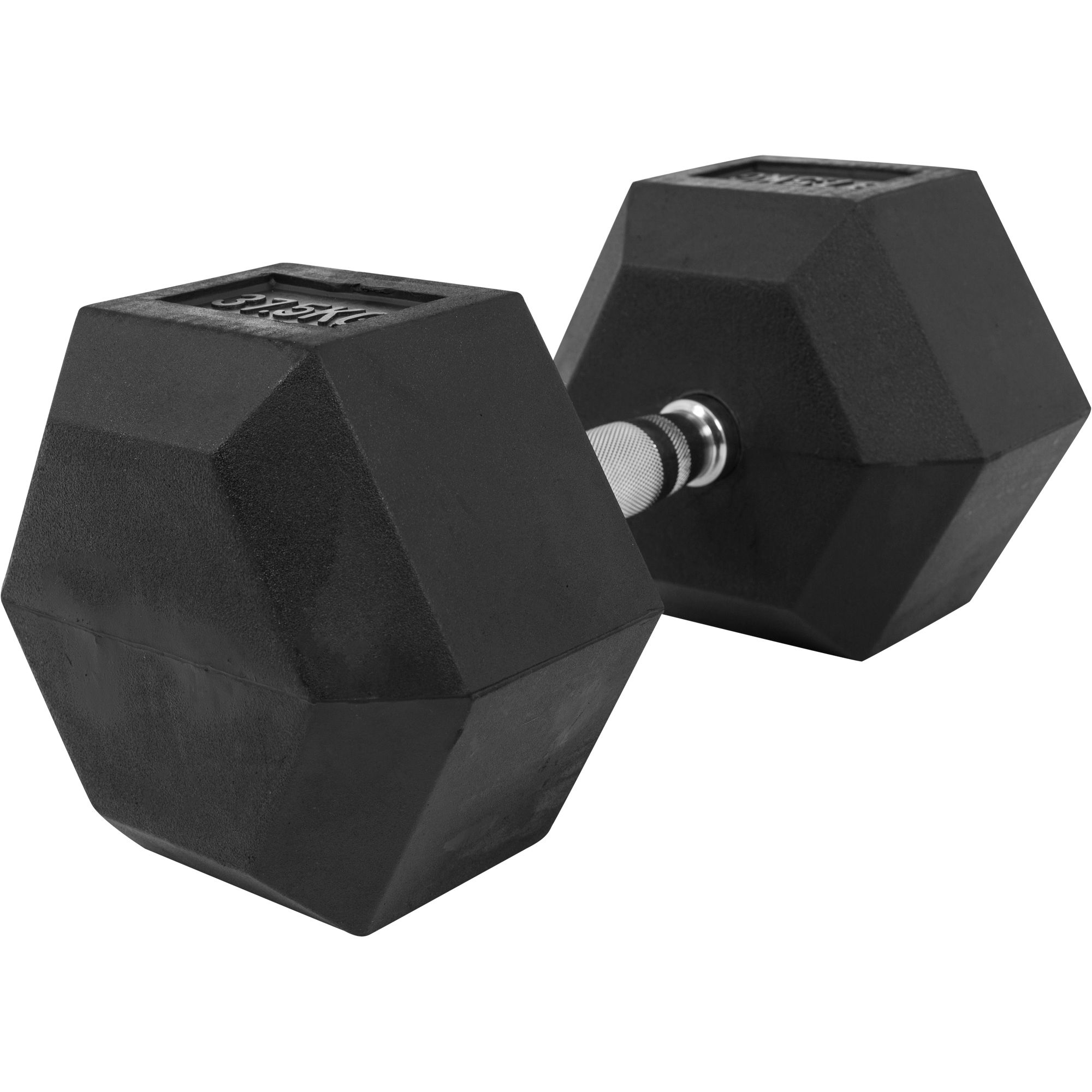 Haltères Hexagonaux Gorilla Sports Pro - De 2 À 50 Kg - Poids : 37,5 Kg