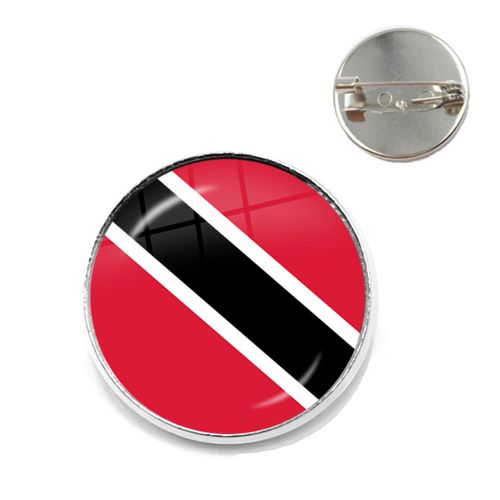 Broches De Col En Cabochon Pour Femmes, Drapeau National, En Verre, Pour La Trinity, La Sierra Leon, La Jamaïque, Le Ghana, Le Royaume Uni, La Lituanie, L'espagne Et L'inde