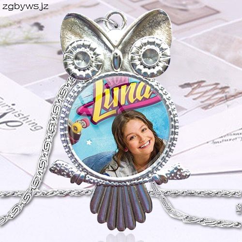 Collier Ras Du Cou En Verre Pour Femmes Et Filles, Cabochon, Hibou Géant, Couleur Bronze, Bijoux Faits À La Main