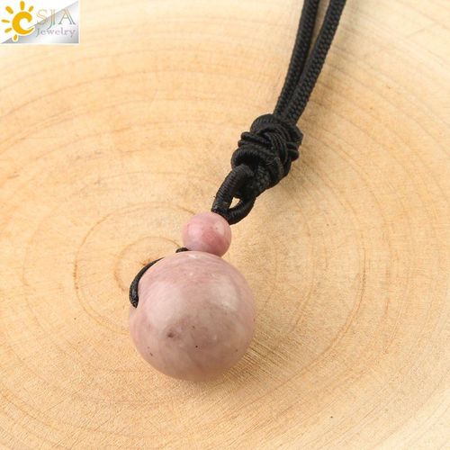 Pendentif En Pierre Naturelle Reiki, Colliers En Cristal Violet, Transfert De Guérison, Perles Porte Bonheur, Boule Ronde, Bijoux D'énergie Pour Femmes Et Hommes S466