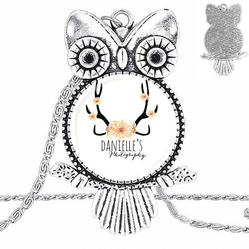 Bijoux Vintage En Verre, Cabochon Ras Du Cou, Long Collier Hibou Pour Femmes Et Filles De Haute Qualité Fleur Jaune Elk