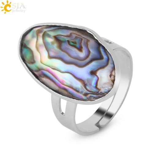 Bague En Coquillage D'ormeau Naturel De Petite Taille Pour Femme, Bijou De Fête D'anniversaire, Ajustable, Coloré, F940