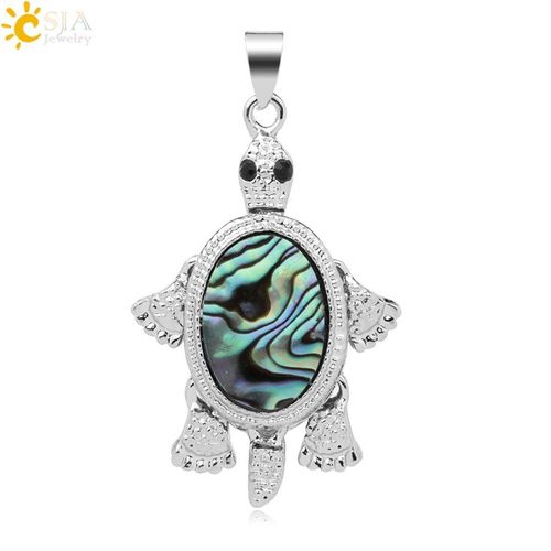 Collier Pendentif En Coquillage D'ormeau Naturel Coloré Pour Hommes Et Femmes, Pendentif Tortue De Mer, Mignon, Animal, Bijoux G277