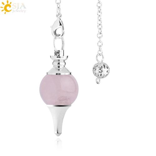 Pendule De Radiesthésie, Pierre Naturelle, Cristal, Quartz Rouge, Agate, Cône, Pendentifs, F269