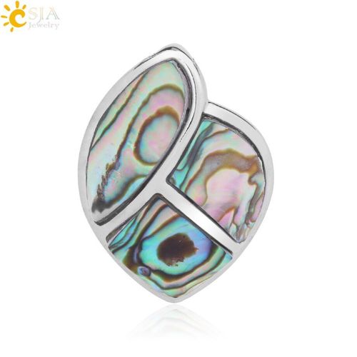 Collier En Coquillage D'ormeau Naturel, Pendentif Multicolore Bleu, Nacre, Huître, Paua, Serpillière, Épissure, Géométrie, F995