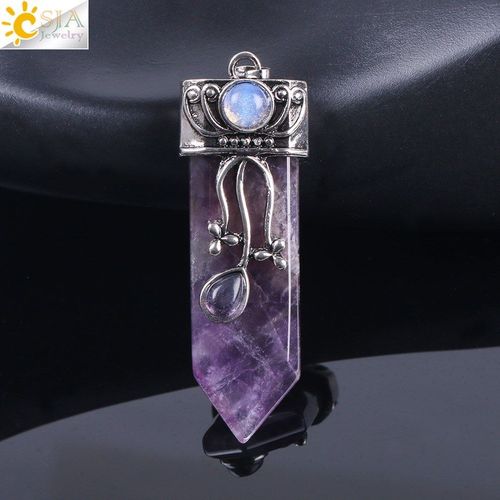 Pendentifs En Pierre Naturelle Reiki, Pendule En Labradorite, Quartz Rose, Lapis Lazuli, Obsidienne Noire, ¿Il De Tigre, Bijoux F071