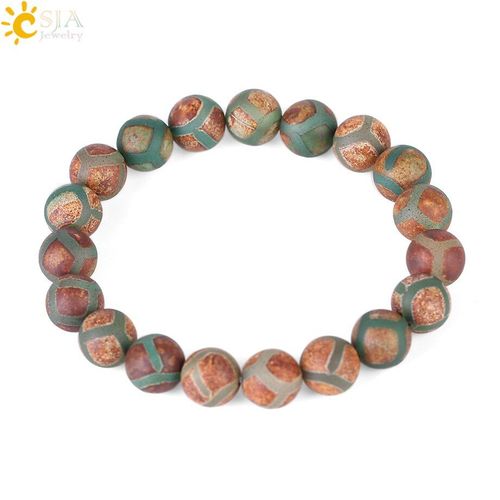Bracelets Tibétains Ronds En Onyx Naturel, 10mm, Perles De Prière, Chaîne Perlée Extensible, Bijoux Uniques, Cadeaux F247