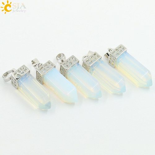 Pendentif En Pierre Naturelle, Pendentif, Suspension, Cristaux De Guérison, Bijoux Créés Opale, Meilleur Cadeau Pour Femme Et Amie, E063, 2016