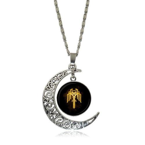 Pendentif Dragon Age Kirkwall, Symbole De Garde Pour Femmes Et Hommes, Cabochon En Verre De Fête, Collier À La Mode