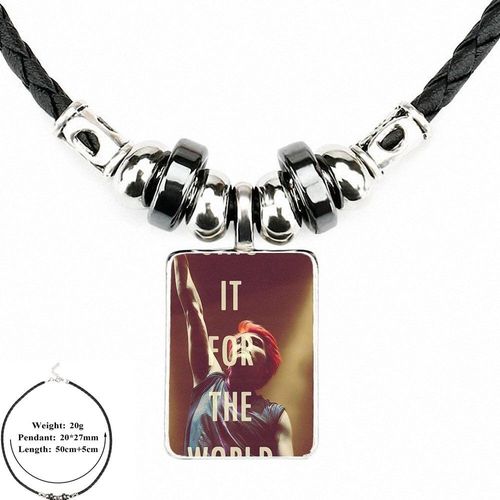 Bijoux Bouddhistes Unisexe, Cuir Noir, Perle Pendentif, Cabochon En Verre, Collier Ras Du Cou, Gerard Way, Ma Romance Chimique Mcr, 2018