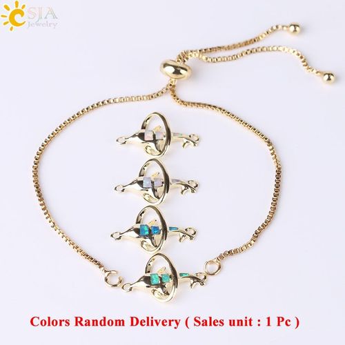 Bracelet À Breloques En Forme De Dauphin Pour Femme, Bijou Simple, Couleur Argent, Rose, Or, Cercle Ovale, Opale, Cadeaux, F497