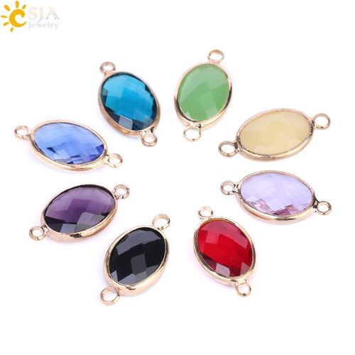 Perles De Cristal De Murano À Facettes, Brillantes, Amples, Pour Bricolage, Fabrication De Bijoux Artisanaux, Pendentif Connecteur Multicolore E879