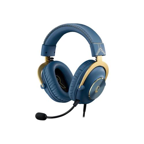 Logitech G PRO X League of Legends Edition - Micro-casque - circum-aural - filaire - isolation acoustique - pour P/N: 910-006452, 920-010536, 943-000545