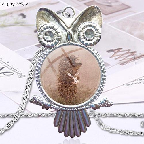 Collier Ras Du Cou En Forme De Hibou Pour Femme Et Garçon, Cadeau Tendance, Fait À La Main, Bijoux Multi Motifs, Motif Hérisson