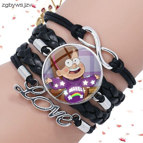 Bracelet En Cuir Noir Multicouche Pour Femmes, Bijoux Vintage, Charmant, À La Mode