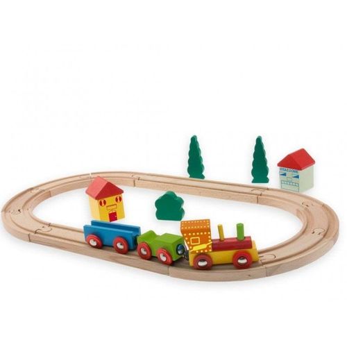 Piste De Train De Jeu En Bois 120 Cm