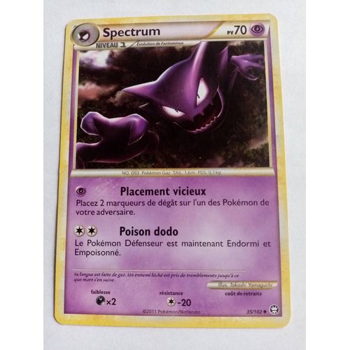 Carte Pokemon Hs - Triomphe : Spectrum 35/102