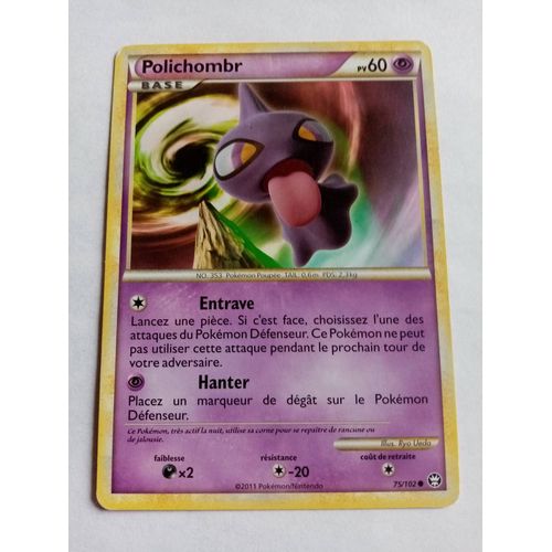 Carte Pokemon Hs - Triomphe : Polichombr 75/102