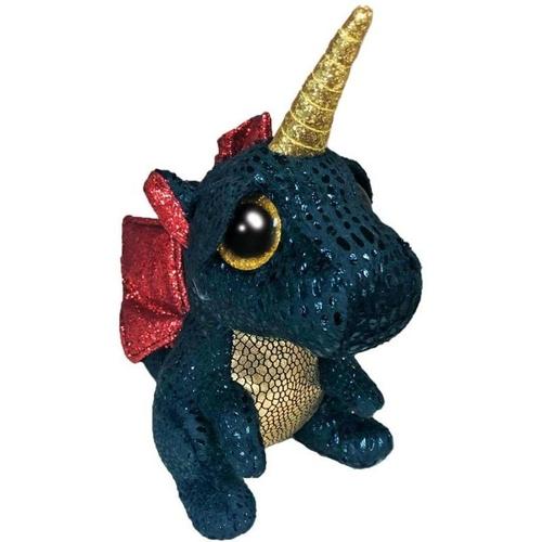 Peluche Ty Beanie Boos Grindal Dragon Avec Corne 15 Cm