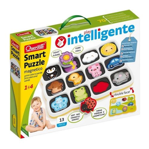 Quercetti Smart Puzzle Premiers Mots Et Couleurs