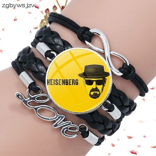 Bracelet En Cuir Noir Pour Filles, Bijoux À La Mode, Bon Marché, Avec Cabochon En Verre, Multicouche, Vente En Gros