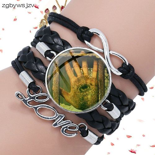Bracelet En Cuir Noir Multicouche Pour Femmes, Ras Du Cou, Bijoux En Cristal, Cadeau De Pause