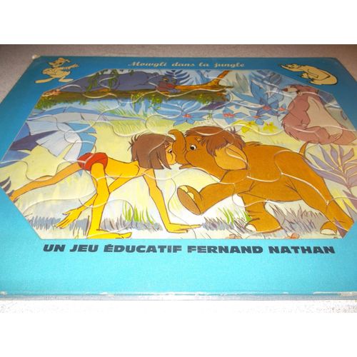 Puzzle Vintage : Mowgli Dans La Jungle