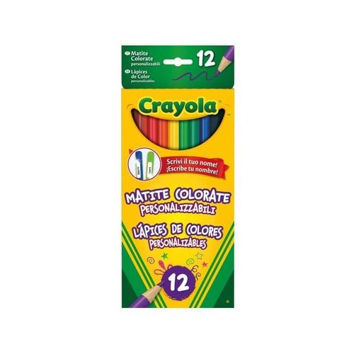 Crayons De Couleur Personnalisables 12 Pièces