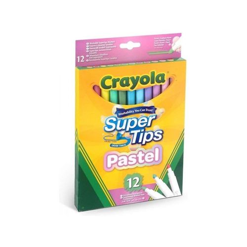 Marqueurs Pastel Lavables 12 Pièces