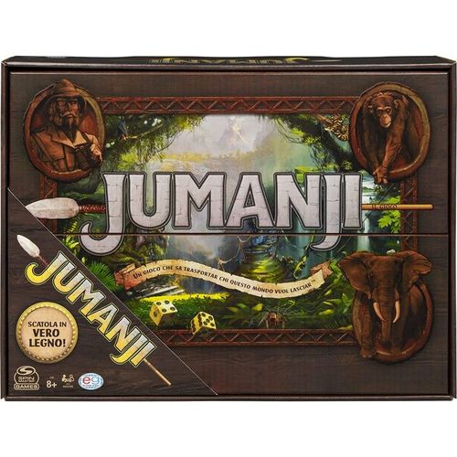 Jeu De Société Jumanji En Bois Massif Nouvelle Édition Italian Version