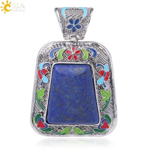 Pendentif En Pierre Naturelle Lapis Lazuli Pour Hommes, Grande Taille, Pour Collier De Gemme Semi Précieuse, Fabrication De Bijoux, Reiki, Bonne Chance, Sain, F991