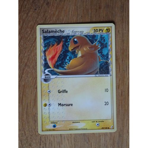 Carte Pokémon Salamèche Espece Delta 49/100
